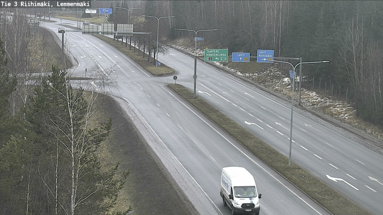 Weather Camera Image Väg 3 Riihimäki, Lemmenmäki, Riihimäki, Kanta-Häme