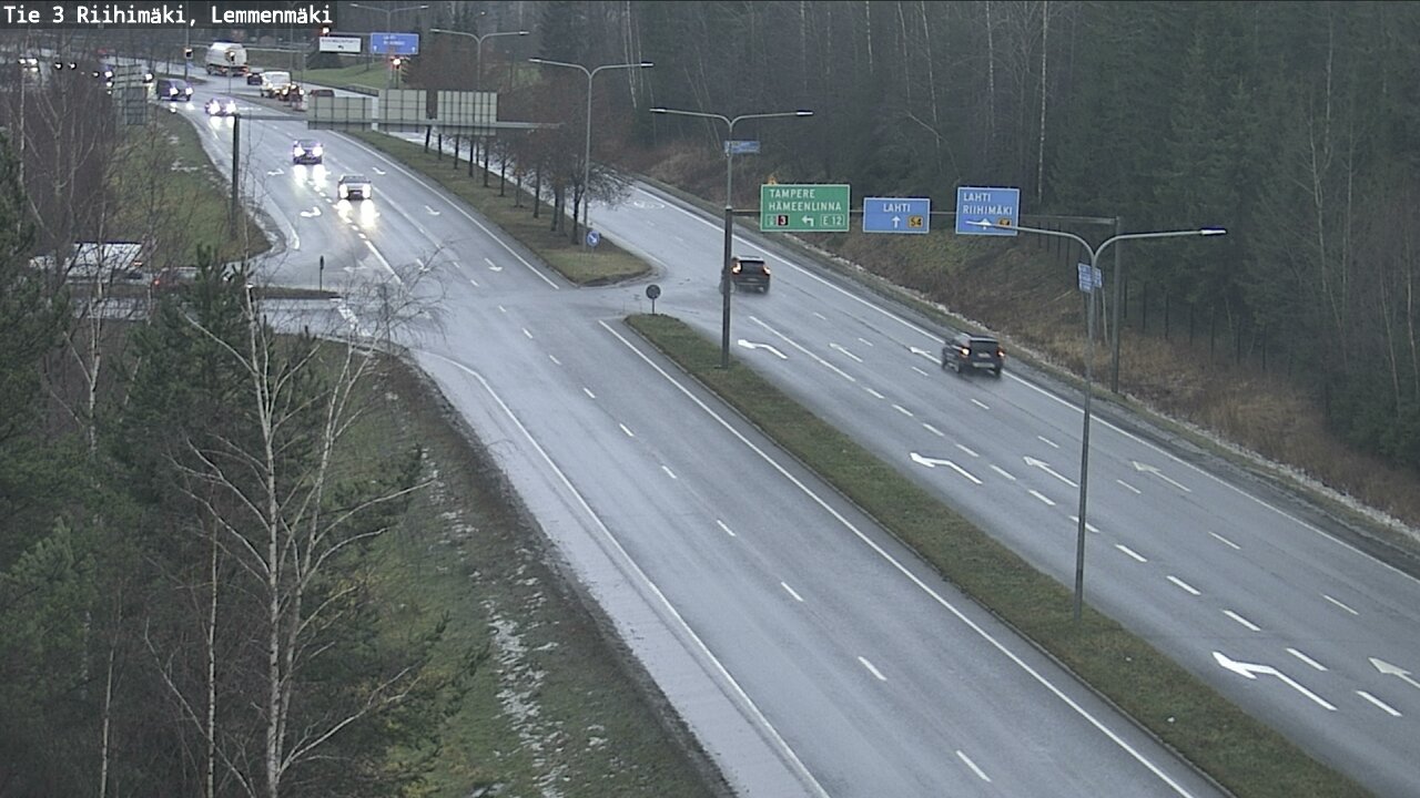 Weather Camera Image Väg 3 Riihimäki, Lemmenmäki, Riihimäki, Kanta-Häme