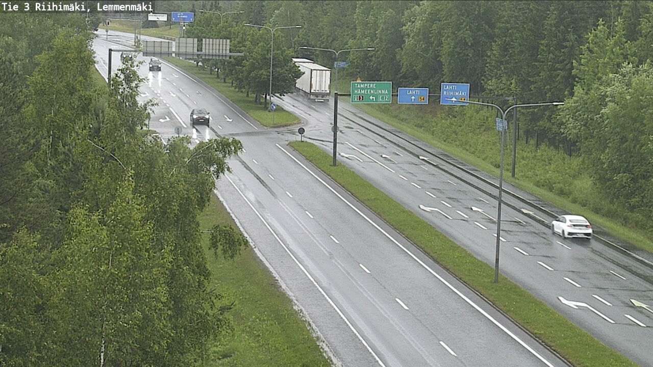 Weather Camera Image Väg 3 Riihimäki, Lemmenmäki, Riihimäki, Kanta-Häme