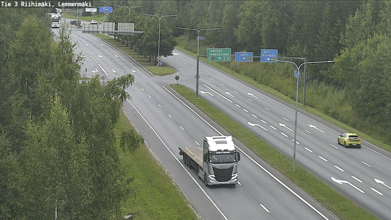 Weather Camera Image Road 3 Riihimäki, Lemmenmäki, Riihimäki, Kanta-Häme