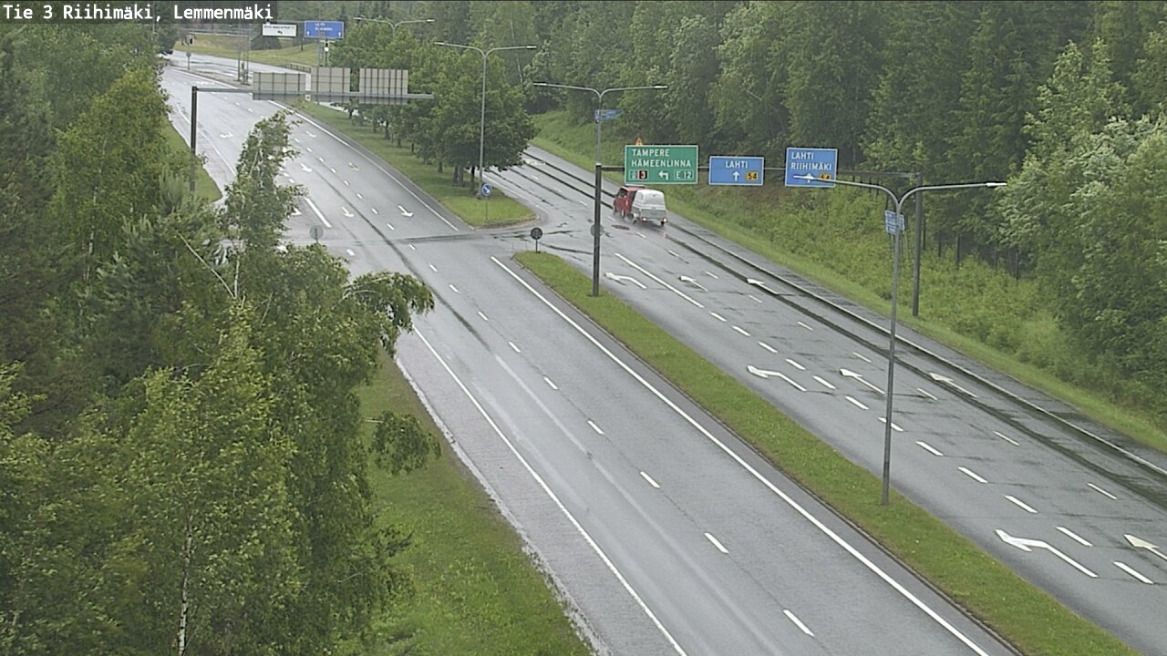 Weather Camera Image Väg 3 Riihimäki, Lemmenmäki, Riihimäki, Kanta-Häme