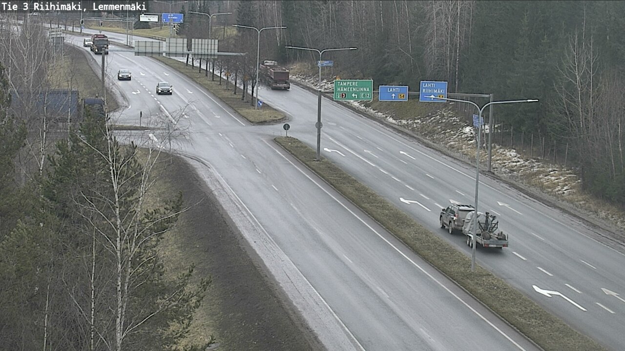 Weather Camera Image Väg 3 Riihimäki, Lemmenmäki, Riihimäki, Kanta-Häme