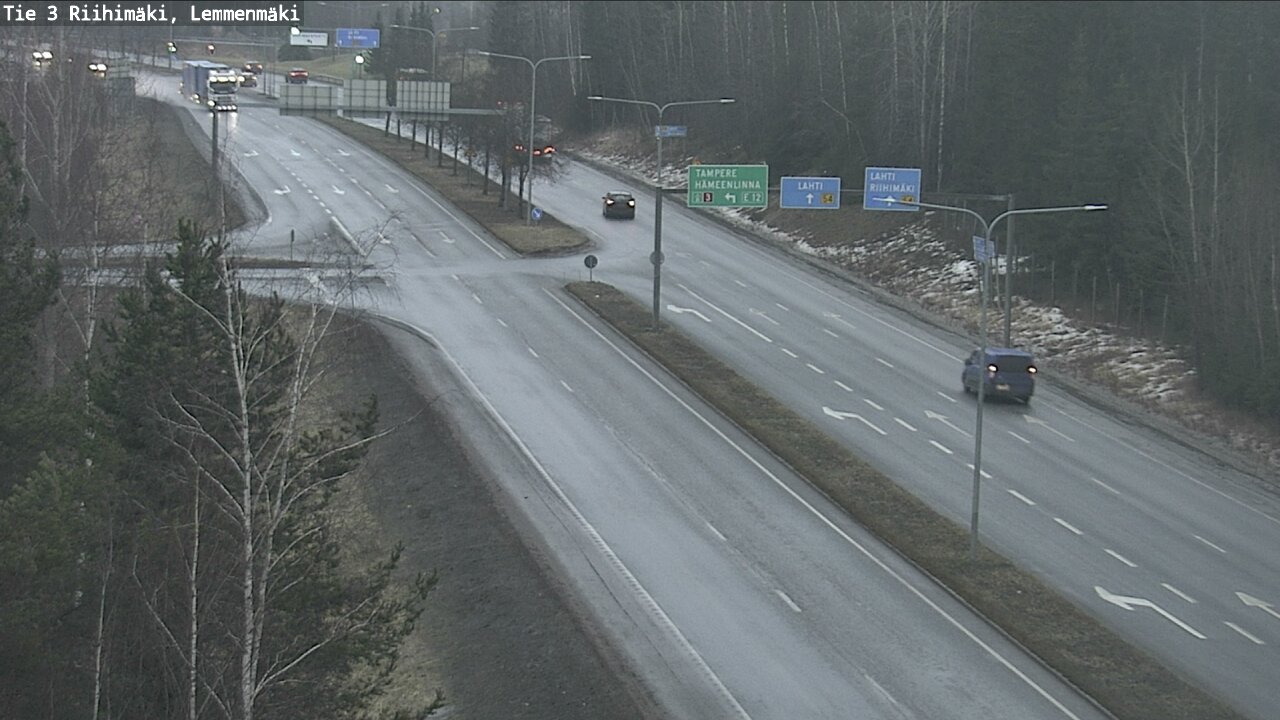 Weather Camera Image Väg 3 Riihimäki, Lemmenmäki, Riihimäki, Kanta-Häme