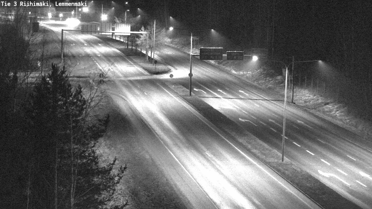 Weather Camera Image Väg 3 Riihimäki, Lemmenmäki, Riihimäki, Kanta-Häme