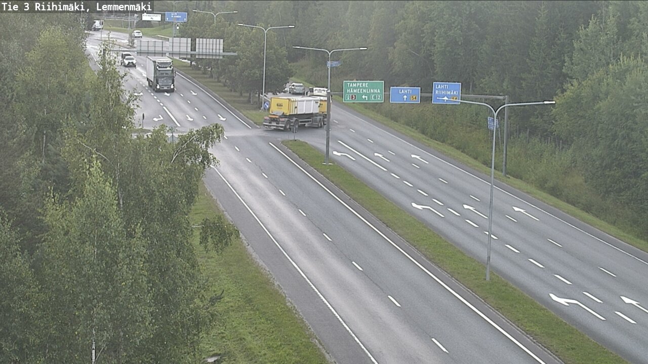 Weather Camera Image Road 3 Riihimäki, Lemmenmäki, Riihimäki, Kanta-Häme