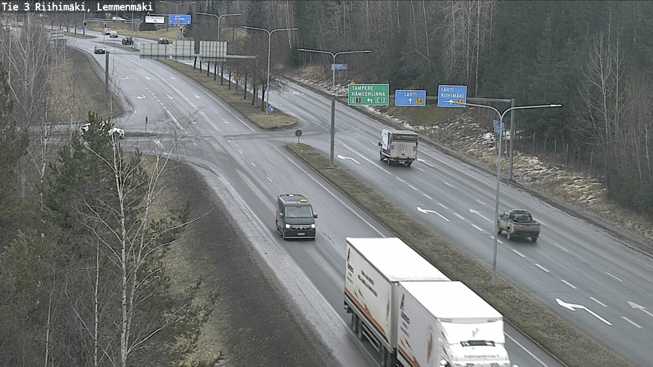 Weather Camera Image Väg 3 Riihimäki, Lemmenmäki, Riihimäki, Kanta-Häme