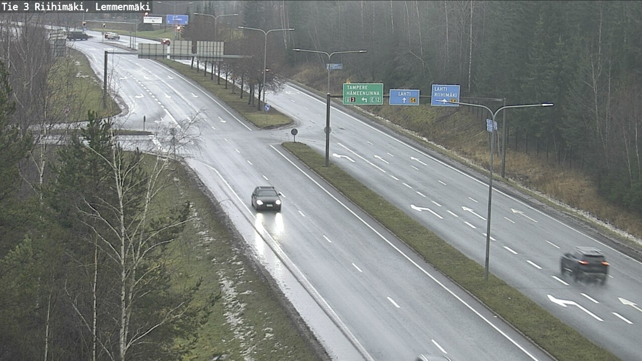 Weather Camera Image Väg 3 Riihimäki, Lemmenmäki, Riihimäki, Kanta-Häme