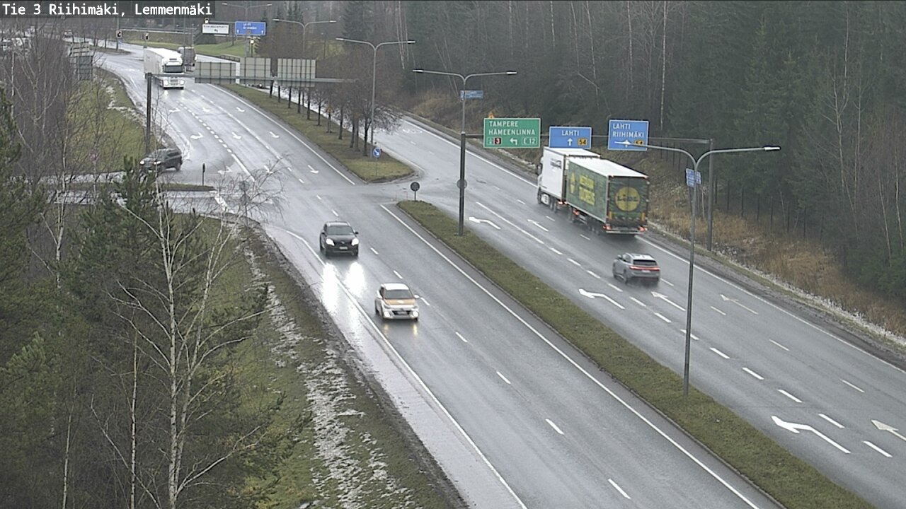 Weather Camera Image Väg 3 Riihimäki, Lemmenmäki, Riihimäki, Kanta-Häme