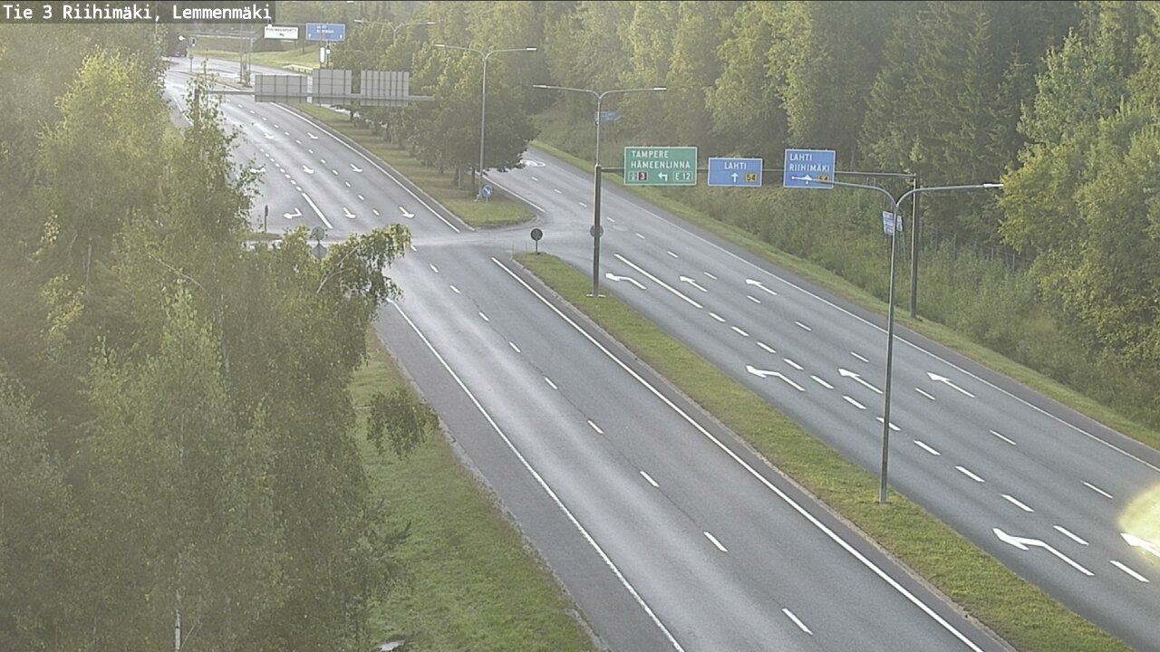 Weather Camera Image Road 3 Riihimäki, Lemmenmäki, Riihimäki, Kanta-Häme
