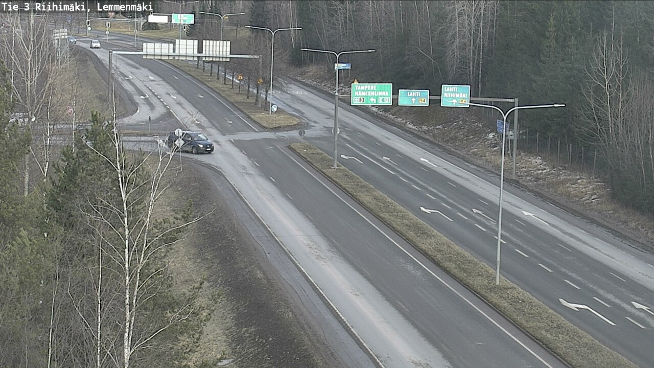 Weather Camera Image Väg 3 Riihimäki, Lemmenmäki, Riihimäki, Kanta-Häme