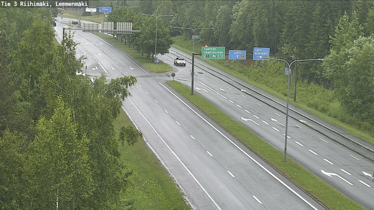 Weather Camera Image Väg 3 Riihimäki, Lemmenmäki, Riihimäki, Kanta-Häme