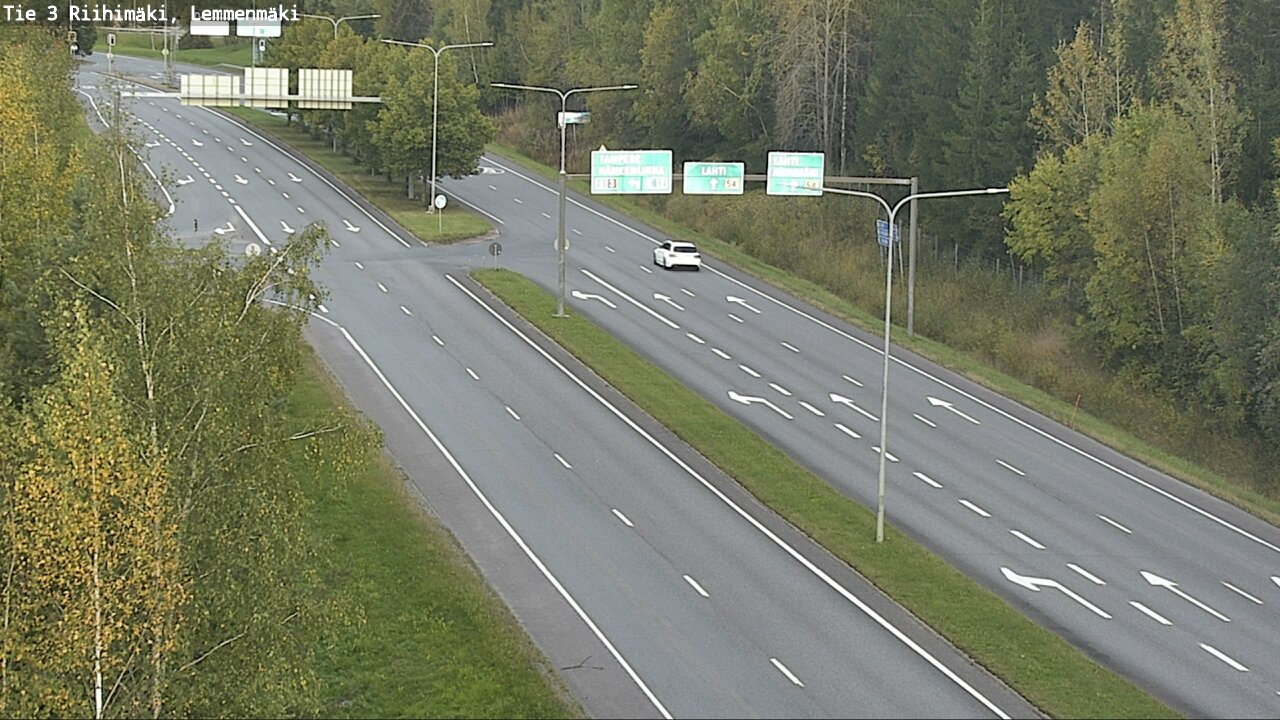 Weather Camera Image Väg 3 Riihimäki, Lemmenmäki, Riihimäki, Kanta-Häme