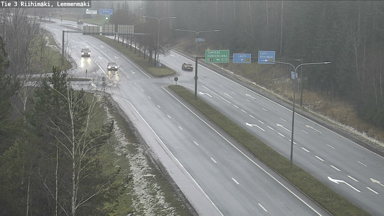 Weather Camera Image Väg 3 Riihimäki, Lemmenmäki, Riihimäki, Kanta-Häme