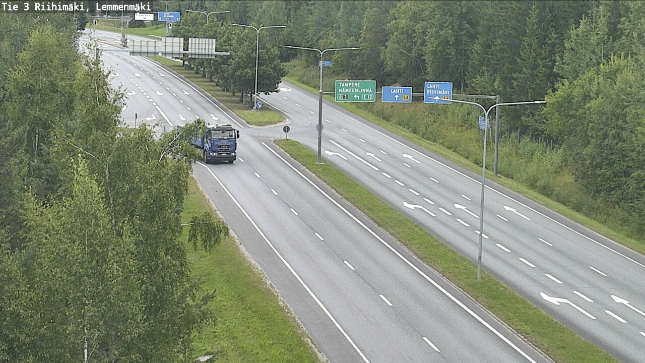 Weather Camera Image Väg 3 Riihimäki, Lemmenmäki, Riihimäki, Kanta-Häme