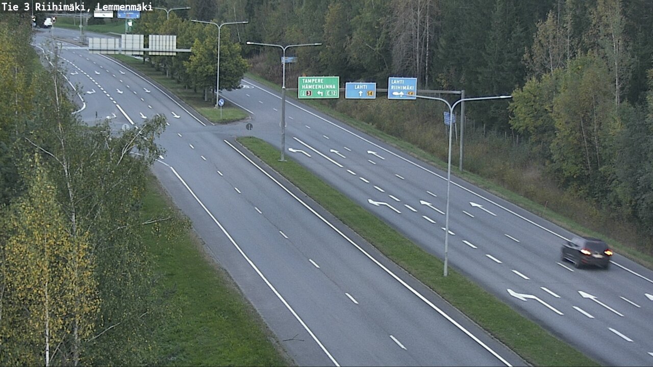 Weather Camera Image Väg 3 Riihimäki, Lemmenmäki, Riihimäki, Kanta-Häme