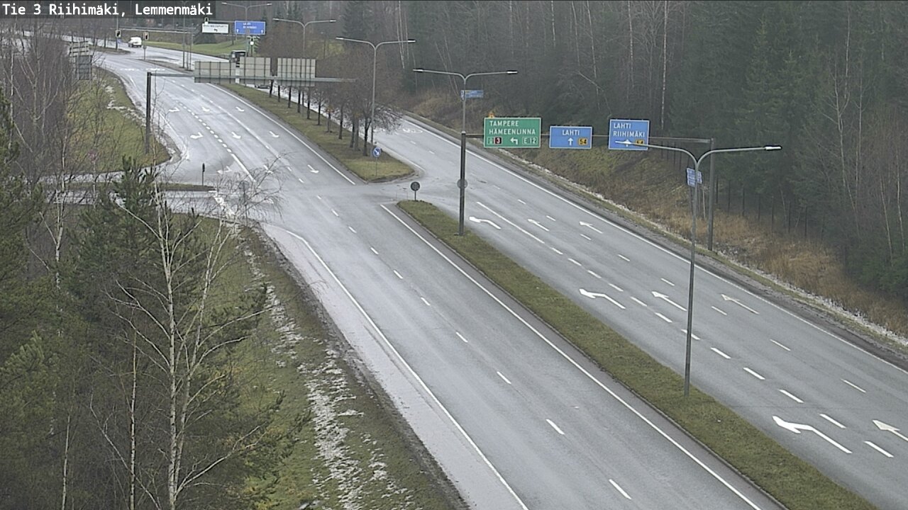 Weather Camera Image Väg 3 Riihimäki, Lemmenmäki, Riihimäki, Kanta-Häme