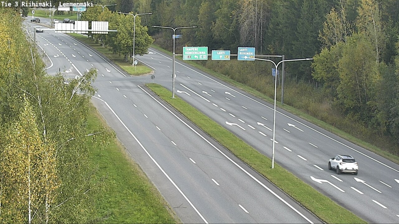 Weather Camera Image Väg 3 Riihimäki, Lemmenmäki, Riihimäki, Kanta-Häme