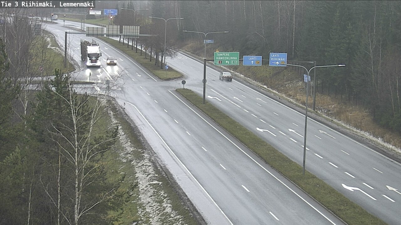 Weather Camera Image Väg 3 Riihimäki, Lemmenmäki, Riihimäki, Kanta-Häme