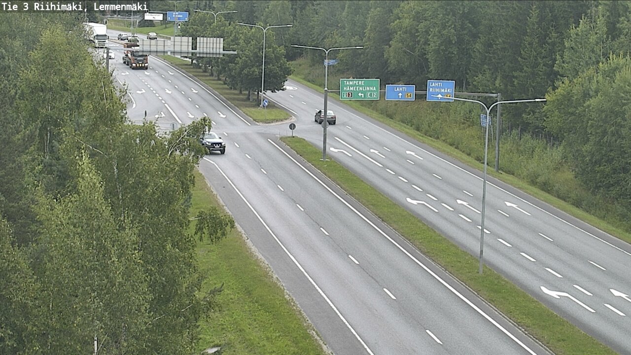 Weather Camera Image Väg 3 Riihimäki, Lemmenmäki, Riihimäki, Kanta-Häme