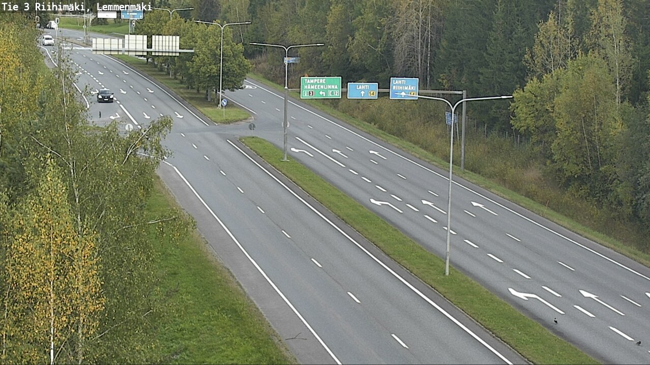 Weather Camera Image Väg 3 Riihimäki, Lemmenmäki, Riihimäki, Kanta-Häme