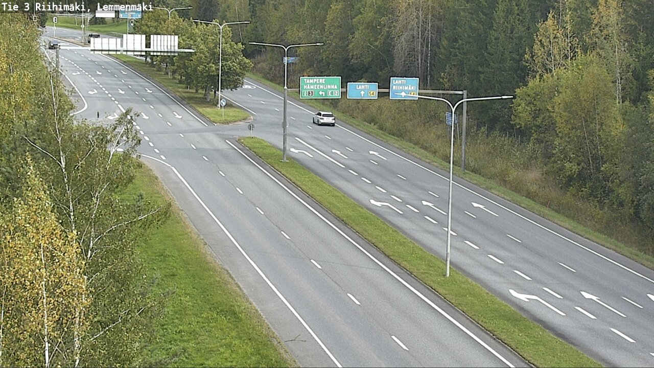 Weather Camera Image Väg 3 Riihimäki, Lemmenmäki, Riihimäki, Kanta-Häme