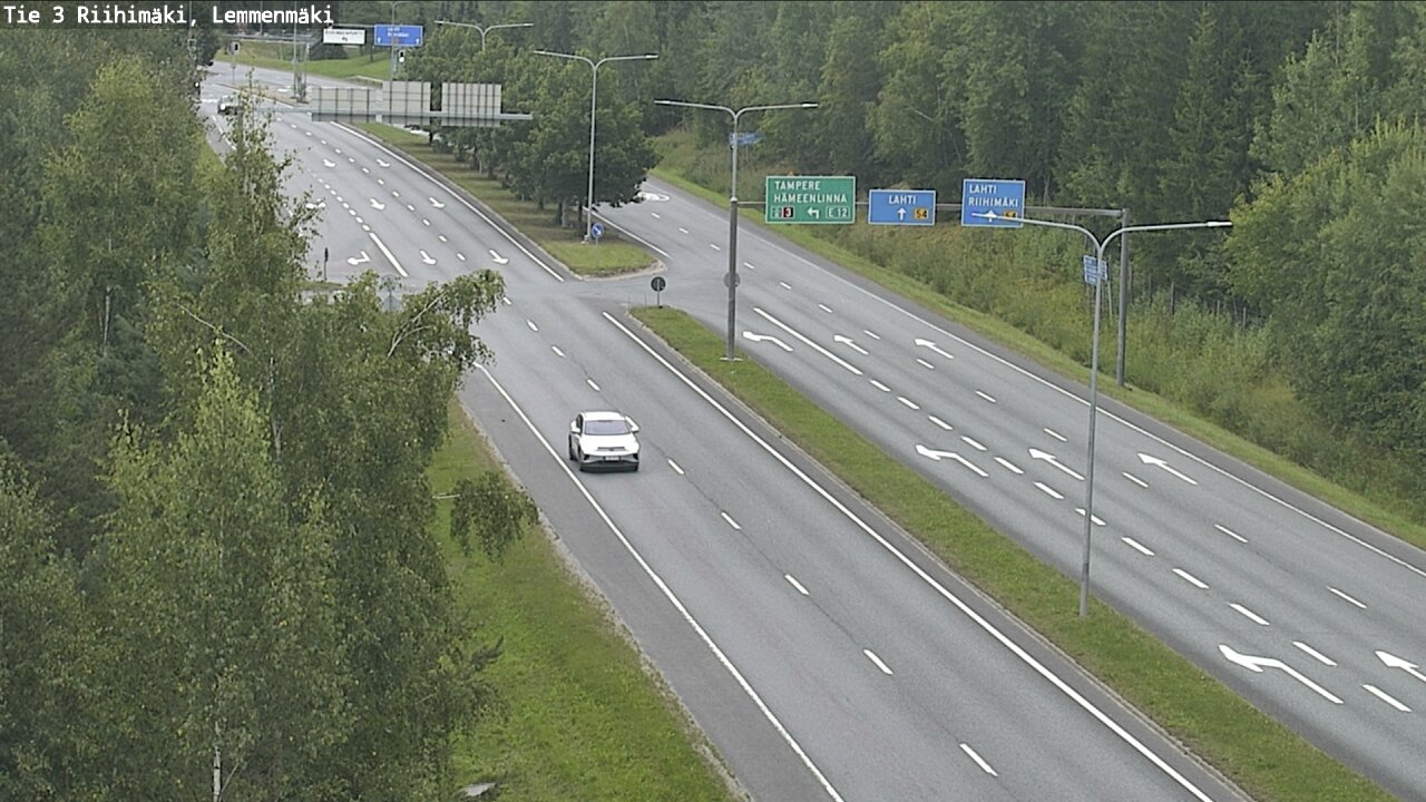 Weather Camera Image Road 3 Riihimäki, Lemmenmäki, Riihimäki, Kanta-Häme