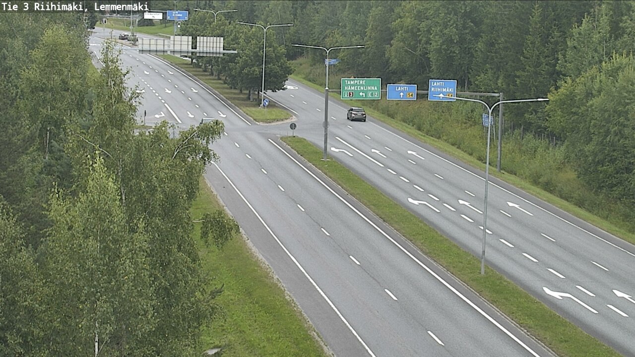 Weather Camera Image Road 3 Riihimäki, Lemmenmäki, Riihimäki, Kanta-Häme