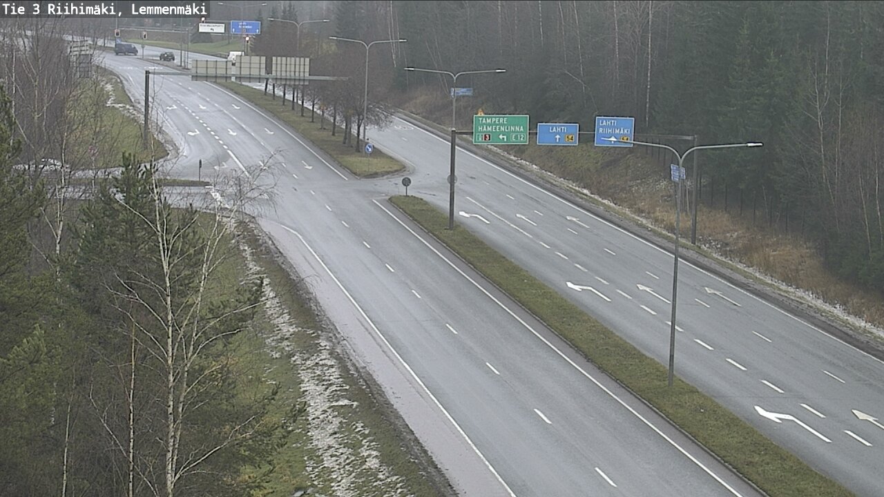 Weather Camera Image Väg 3 Riihimäki, Lemmenmäki, Riihimäki, Kanta-Häme