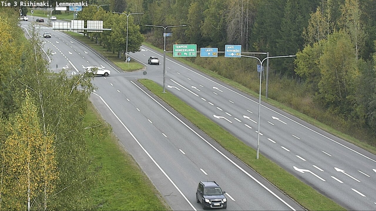 Weather Camera Image Väg 3 Riihimäki, Lemmenmäki, Riihimäki, Kanta-Häme