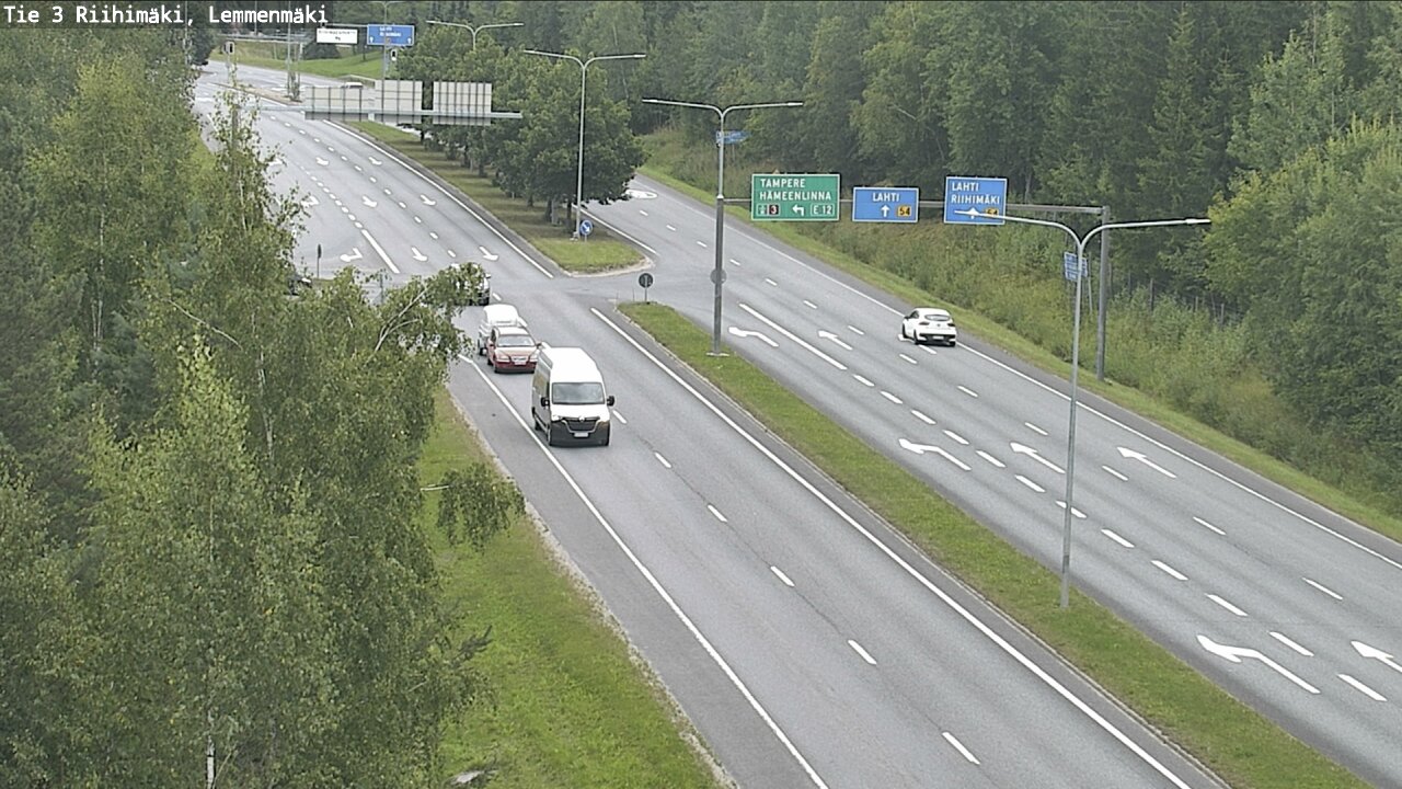 Weather Camera Image Väg 3 Riihimäki, Lemmenmäki, Riihimäki, Kanta-Häme