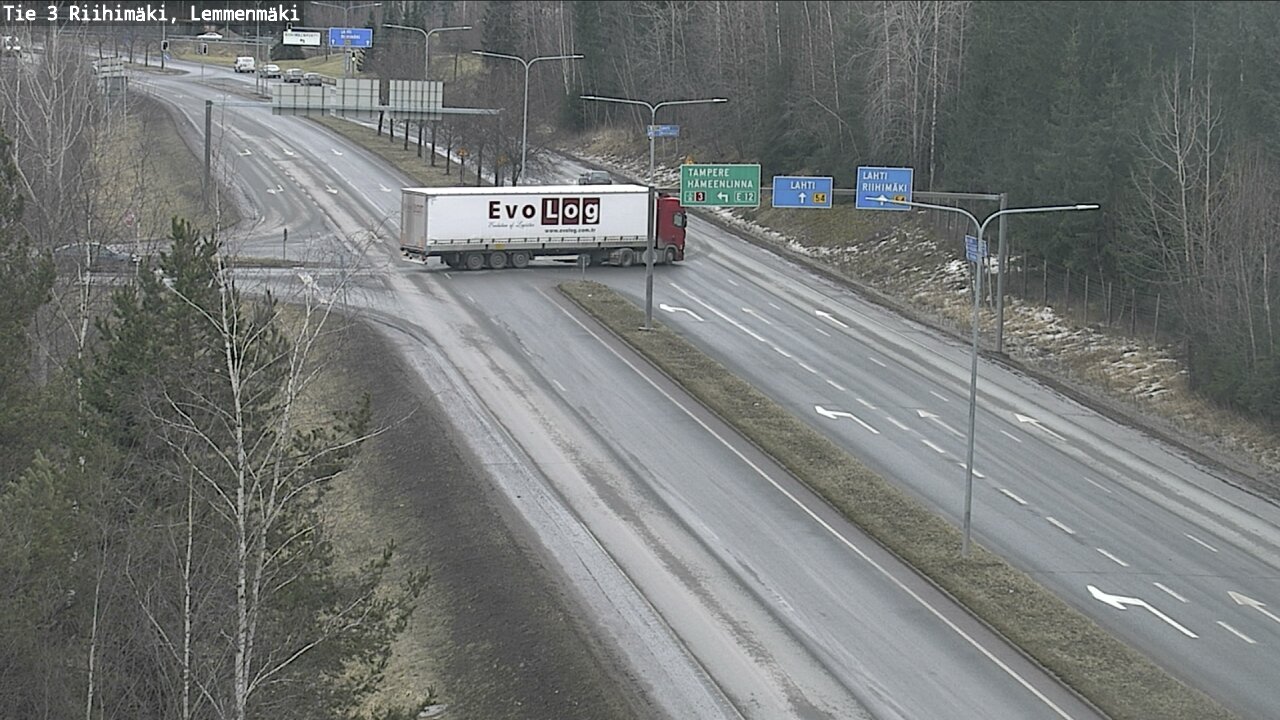 Weather Camera Image Väg 3 Riihimäki, Lemmenmäki, Riihimäki, Kanta-Häme