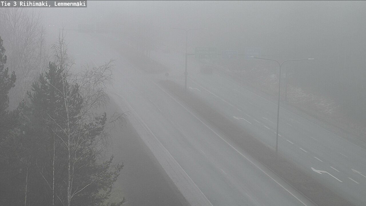 Weather Camera Image Väg 3 Riihimäki, Lemmenmäki, Riihimäki, Kanta-Häme