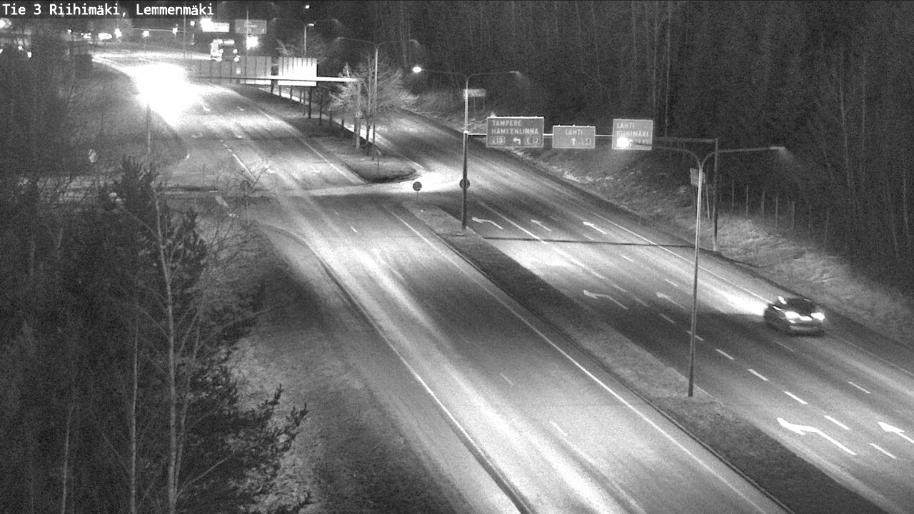 Weather Camera Image Road 3 Riihimäki, Lemmenmäki, Riihimäki, Kanta-Häme