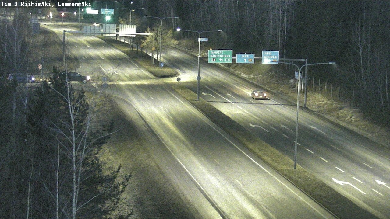 Weather Camera Image Road 3 Riihimäki, Lemmenmäki, Riihimäki, Kanta-Häme
