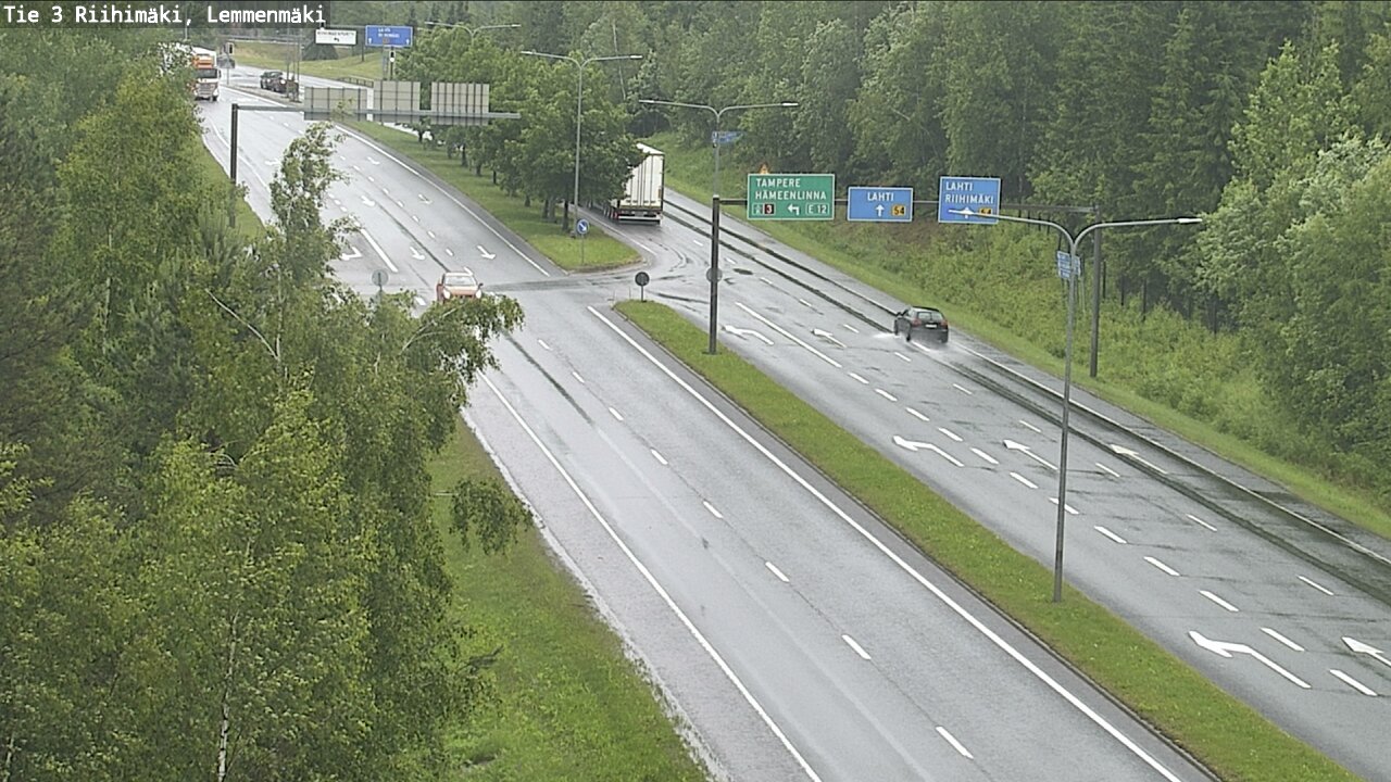Weather Camera Image Väg 3 Riihimäki, Lemmenmäki, Riihimäki, Kanta-Häme
