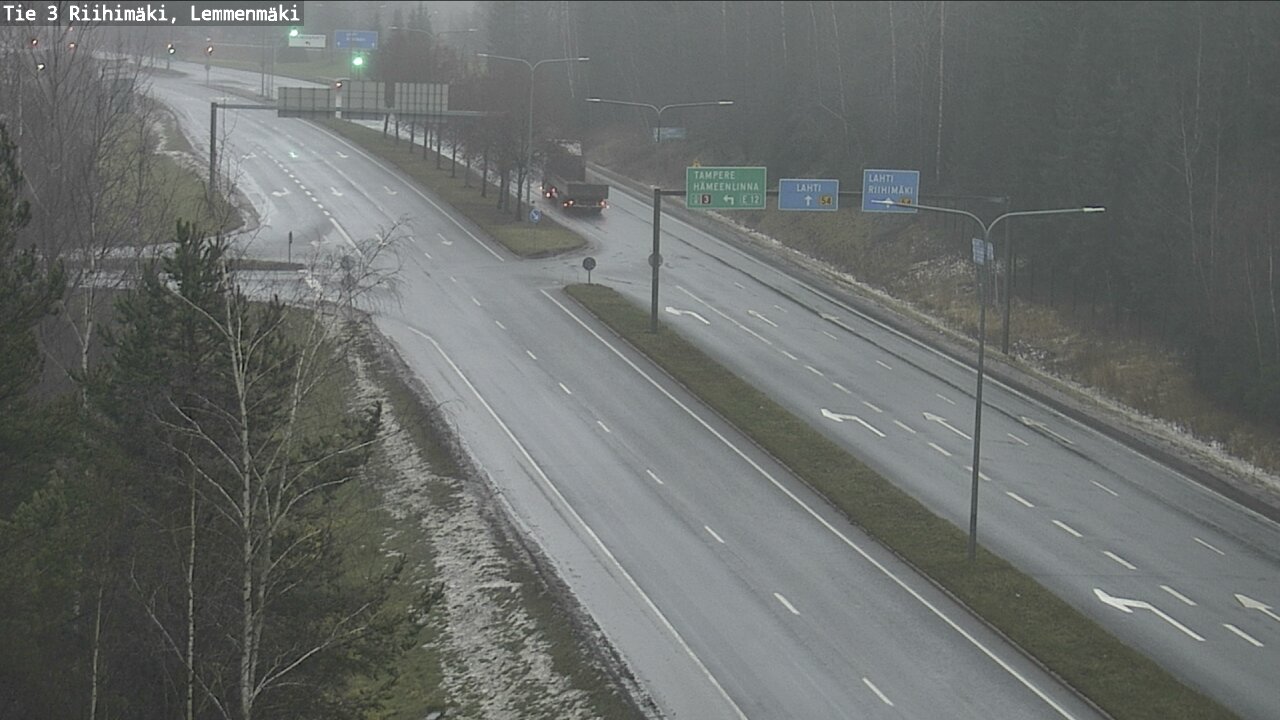 Weather Camera Image Väg 3 Riihimäki, Lemmenmäki, Riihimäki, Kanta-Häme