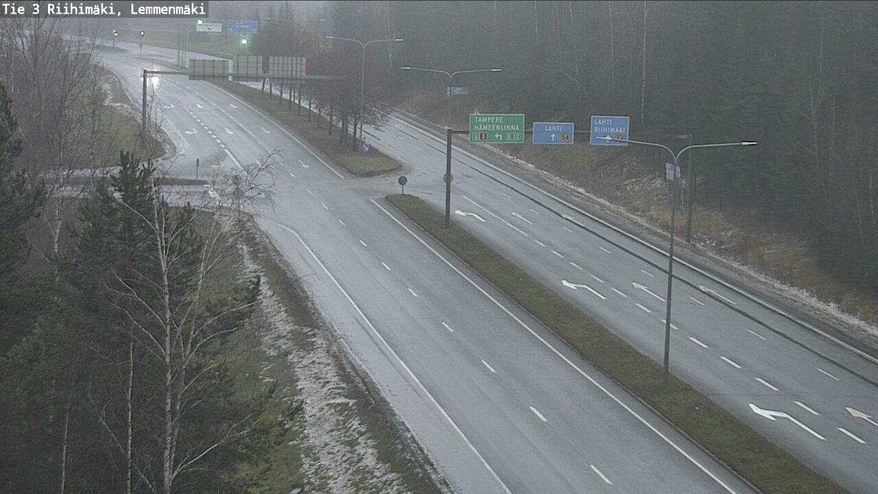 Weather Camera Image Väg 3 Riihimäki, Lemmenmäki, Riihimäki, Kanta-Häme