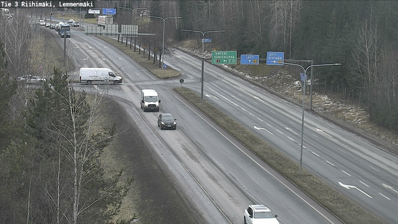Weather Camera Image Väg 3 Riihimäki, Lemmenmäki, Riihimäki, Kanta-Häme