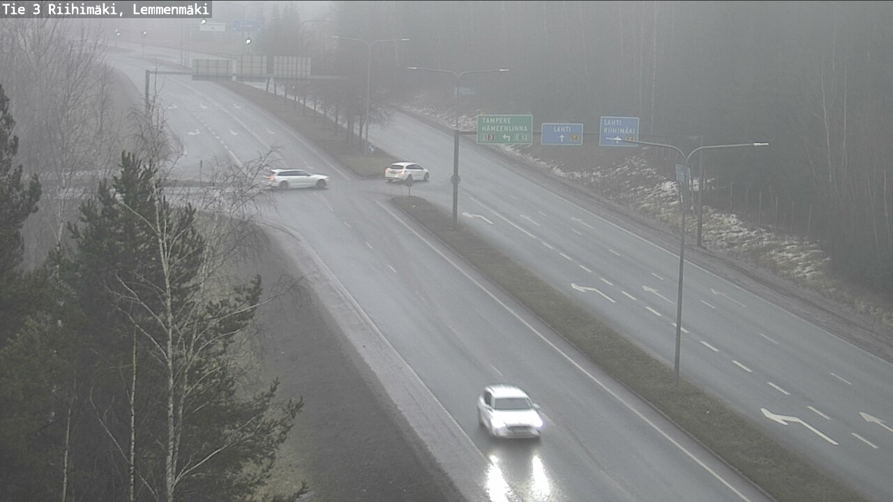 Weather Camera Image Väg 3 Riihimäki, Lemmenmäki, Riihimäki, Kanta-Häme