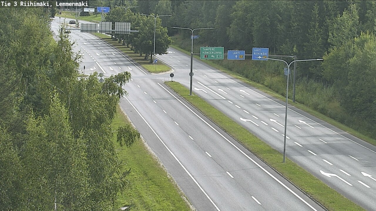 Weather Camera Image Väg 3 Riihimäki, Lemmenmäki, Riihimäki, Kanta-Häme
