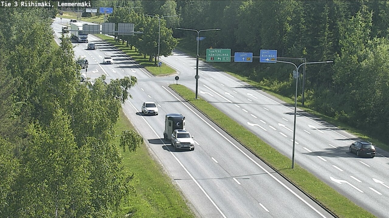 Kelikamerat Kuva Tie 3 Riihimäki, Lemmenmäki, Riihimäki, Kanta-Häme