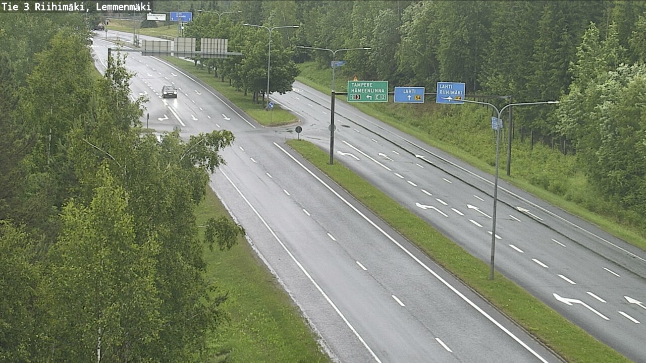 Weather Camera Image Väg 3 Riihimäki, Lemmenmäki, Riihimäki, Kanta-Häme