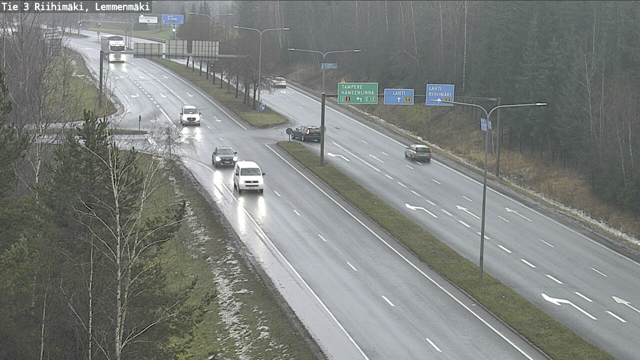 Weather Camera Image Väg 3 Riihimäki, Lemmenmäki, Riihimäki, Kanta-Häme