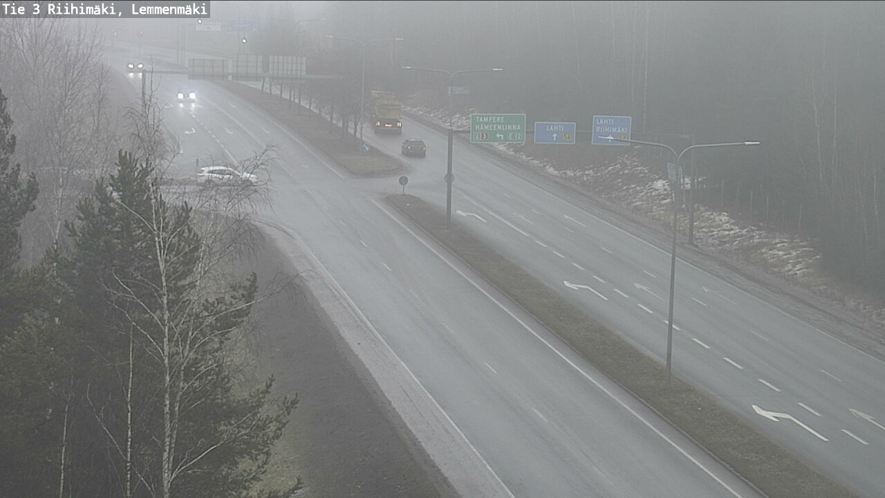 Weather Camera Image Väg 3 Riihimäki, Lemmenmäki, Riihimäki, Kanta-Häme