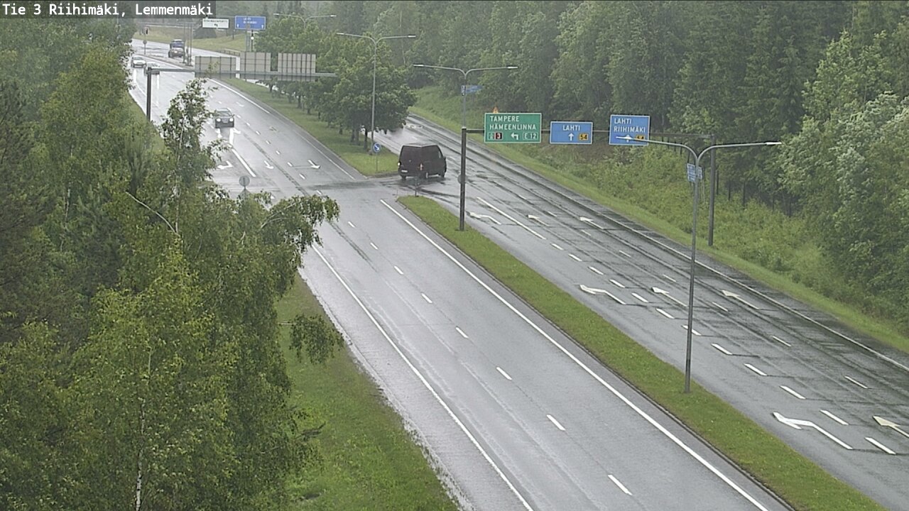 Weather Camera Image Väg 3 Riihimäki, Lemmenmäki, Riihimäki, Kanta-Häme