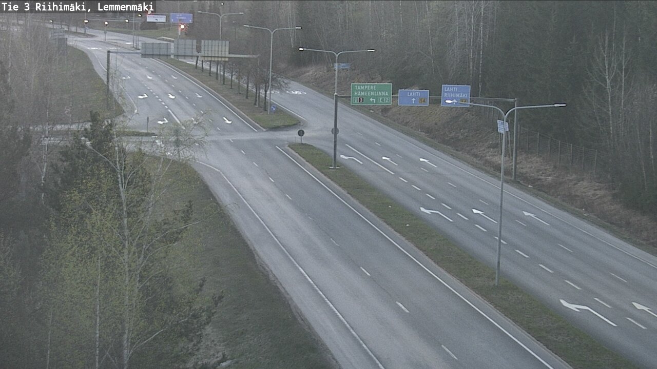 Weather Camera Image Road 3 Riihimäki, Lemmenmäki, Riihimäki, Kanta-Häme