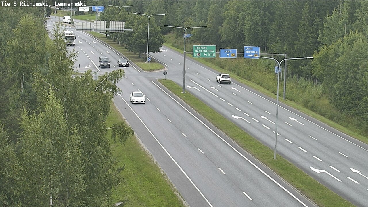 Weather Camera Image Väg 3 Riihimäki, Lemmenmäki, Riihimäki, Kanta-Häme