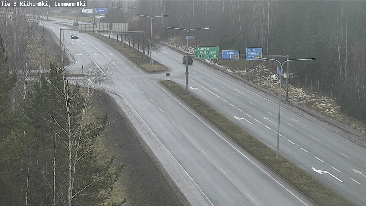 Weather Camera Image Väg 3 Riihimäki, Lemmenmäki, Riihimäki, Kanta-Häme