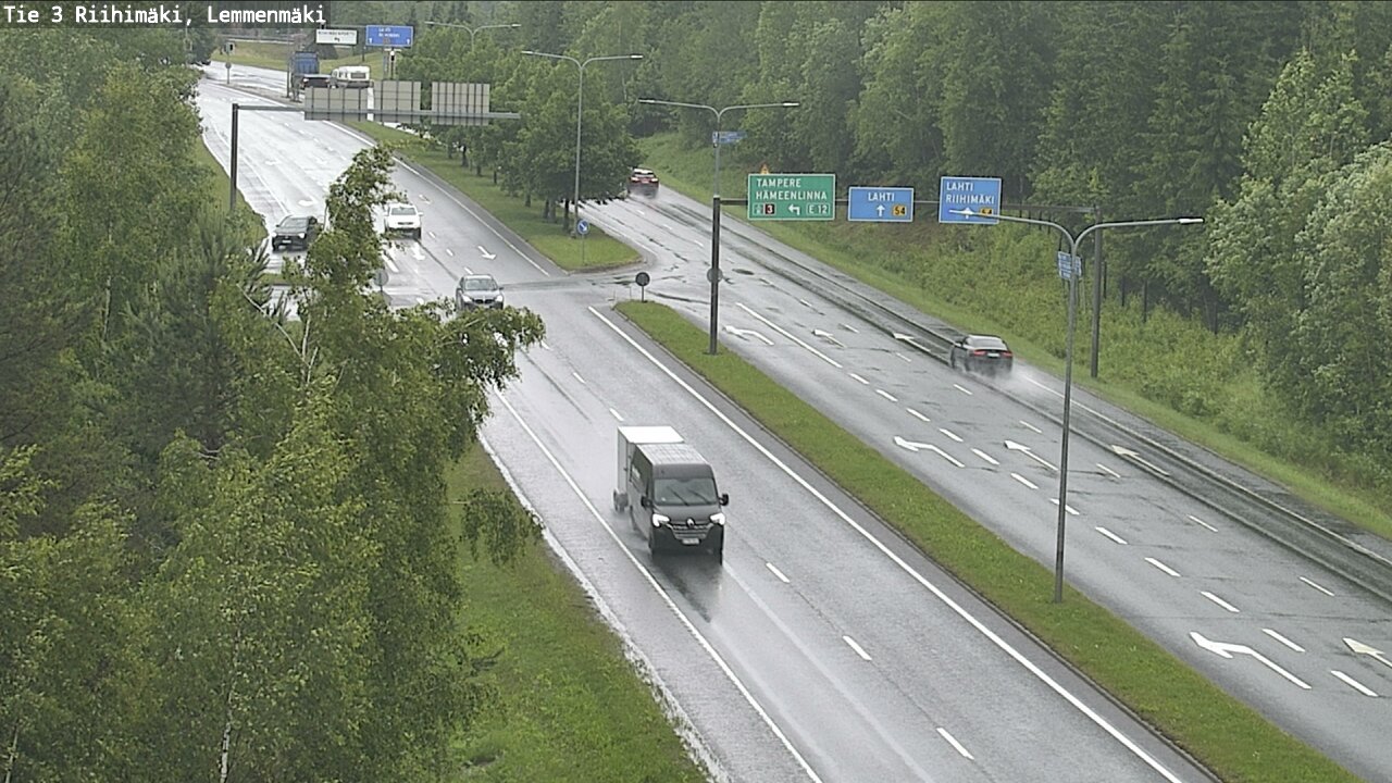 Weather Camera Image Väg 3 Riihimäki, Lemmenmäki, Riihimäki, Kanta-Häme