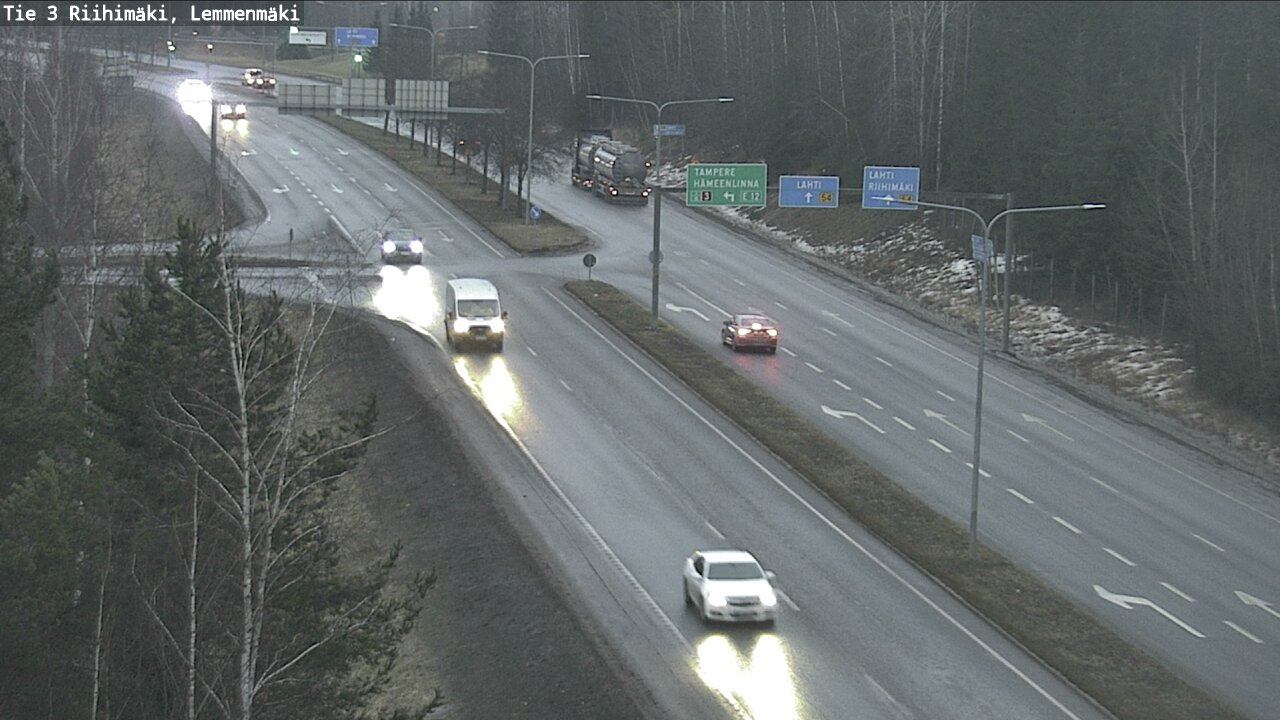 Weather Camera Image Väg 3 Riihimäki, Lemmenmäki, Riihimäki, Kanta-Häme